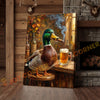 Joycorner Mallard Duck Rustic Pub Beer Cigar 3D Wrapped Canvas