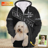 Joycorners Golden Retriever Lover Never Walk Alone Black 3D Custom Name And Dog Full Print Shirts