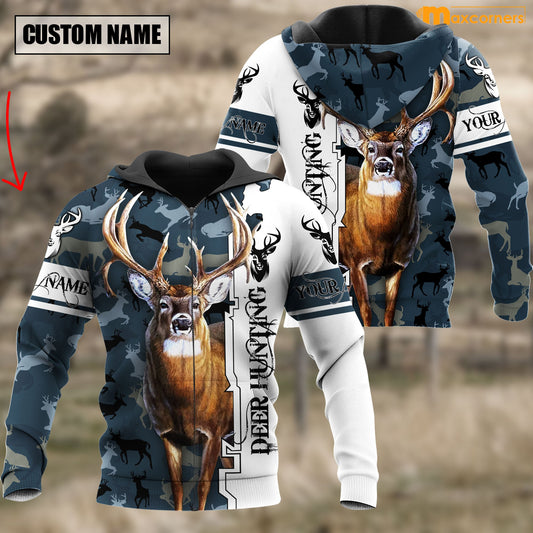Joycorners Customized Name Deer Hunting 4 3D Design All Over Printed