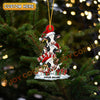 Joycorners Cow Family Ornament, Acrylic Ornament (8 Breed Options)