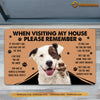 Joycorners Dog Doormat, Please Remember I Live Here You AreThe Guest Gift For Dog Lovers, New Home Gift, Housewarming Gift, Dog Decor LM0210