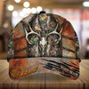 Joycorners Skull Deer Hunting Steel Pattern 3D Multicolor Personalized Cap