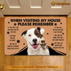 Joycorners Dog Doormat, Please Remember I Live Here You AreThe Guest Gift For Dog Lovers, New Home Gift, Housewarming Gift, Dog Decor LM0210