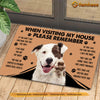 Joycorners Dog Doormat, Please Remember I Live Here You AreThe Guest Gift For Dog Lovers, New Home Gift, Housewarming Gift, Dog Decor LM0210