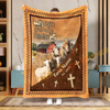 Joycorners Personalized Faith, Family & Farming Farm Blanket (10 Cattle Breeds)