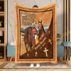 Joycorners Personalized Faith, Family & Farming Farm Blanket (10 Cattle Breeds)