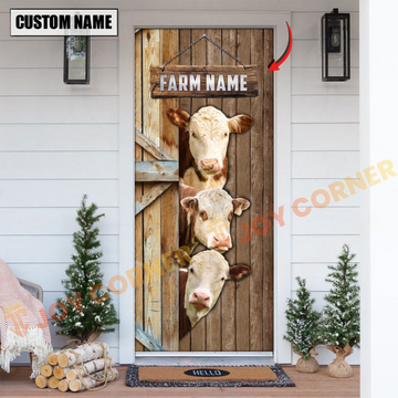 Joycorners Personalized Name Hereford Door Cover