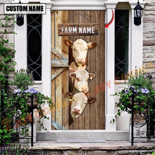 Joycorners Personalized Name Hereford Door Cover