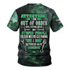 Joycorners Attention Out of Order Funny Mechanic Shirt, Stupid People Cleaner Quote Graphic Shirt, Gift for Auto Enthusiasts & Mechanics PT2609