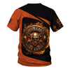 Joycorners Personalized Mechanic Shirt, Nobody Cares Work Harder, Flame Skull Design, Gift For Men PT2609