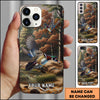 Joycorners Wood Duck Hunting Scene Personalized Name Phone Case