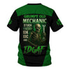 Joycorners Personalized Mechanic Shirt, Grumpy Old Mechanic Stuck Between IDK IDC And IDGAF, Mechanic Uniforms, Gift For Men PT2609