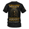 Joycorners Custom Name Funny Mechanic T Shirt My Skills Allow Me To Fix Anything In The World Shirt For Mechanic PT2609