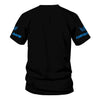 Joycorners Custom Name Mechanic Shirt Blue Flame Muscle Engine Piston Holding Wrench T Shirt PT2609