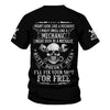 Joycorners Custom Name Mechanic Shirt I Might Look Like A Mechanic I Might Smell Like A Mechanic T Shirt PT2609