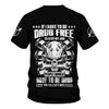Joycorners Funny Mechanic Shirt If I Have To Be Drug Free To Kep My Job Skull Wrench Black Hoodie PT2609