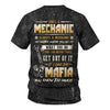 Joycorners Once a Mechanic Always a Mechanic Shirt, Funny Mechanic Apparel, Car Repair Mafia Tee for Mechanics, Gift for Auto Technicians PT2609