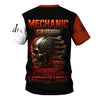 Joycorners Personalized T-Shirt Mechanic Caution Flying Tools And Offensive Language Likely Shirt For Mechanics PT2609
