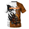 Joycorners Personalized Mechanic Shirt, Skull Wrench Flame Claw Design, Mechanic Uniforms, Gift For Men PT2609