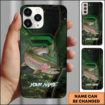 Joycorners Trout Fishing Deep Forest Personalized Phone Case