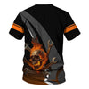 Joycorners Personalized Mechanic Shirt, Skull Wrenches Flame Design, Mechanic Uniforms, Gift For Men PT2609