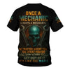 Joycorners Personalized Mechanic Shirt, Once A Mechanic Always A Mechanic, Skull and Wrench Design, Gift For Men PT2609