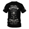Joycorners Personalized Mechanic Shirt, Yes I'm A Mechanic No I Will Not Fix For Free, Funny Quote Design, Gift For Men PT2609