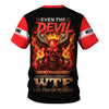 Joycorners Personalized Mechanic Shirt, Even The Devil On My Shoulder Sometimes Whispers WTF Are You Up To Now, Mechanic Uniforms, Gift For Men PT2609