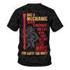 Joycorners Once a Mechanic Always a Mechanic Shirt, Funny Auto Repair Tee for Men, Gift Idea for Mechanics PT2609