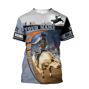 Joycorners Rodeo - Bull Riding Personalized Name Shirts