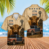 Joycorners Funny Patriotic Cows Beer Pool Float USA 250 3D Hawaiian Shirt (10 Breeds)