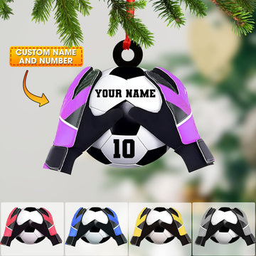 Joycorners Goalkeeper Ornament, Personalized Ornament 2D Flat LM2211