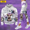 Joycorners Highland Cow & Flowers - Personalized Highland Cow Hoodie and Leggings LM2811