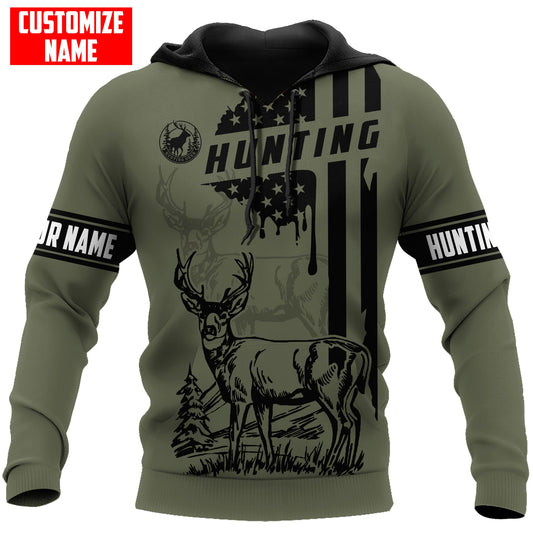 Joycorners Customized Name Hunting 4 3D Design All Over Printed