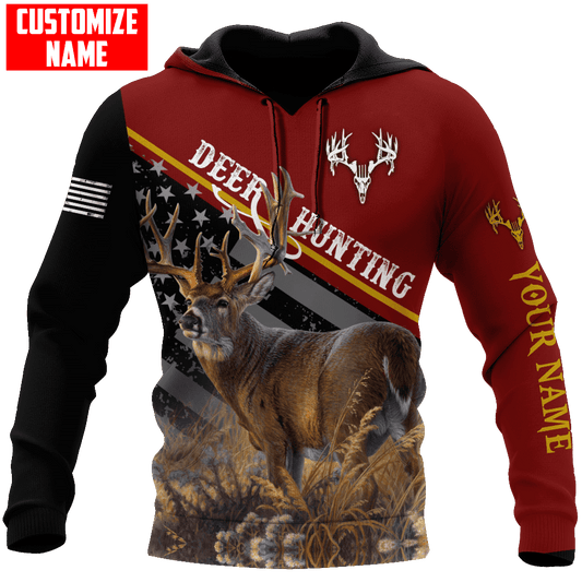 Joycorners Customized Name Deer Hunting 9 3D Design All Over Printed