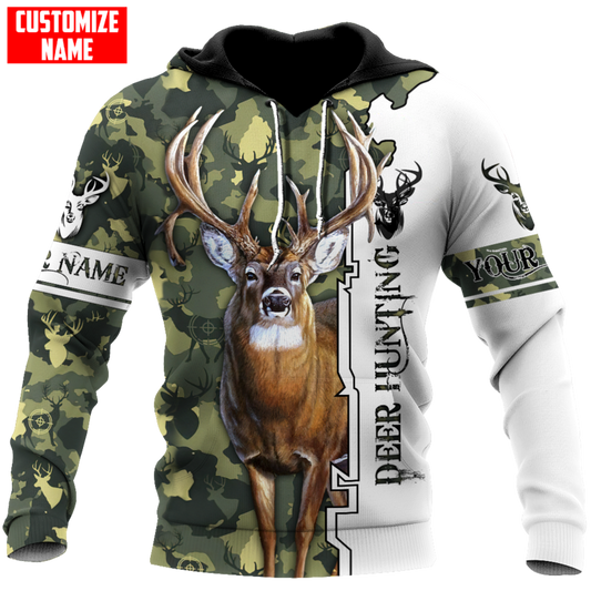 Joycorners Customized Name Deer Hunting 2 3D Design All Over Printed