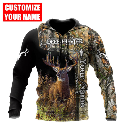 Joycorners Custom Name Deer Hunting 3D Design All Over Printed