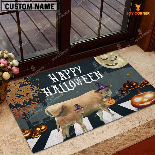 Joycorners Jersey Happy Halloween Doormat