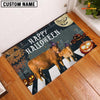 Joycorners Red Angus Happy Halloween Doormat