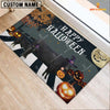 Joycorners Black Angus Happy Halloween Doormat