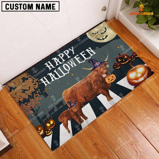 Joycorners Highland Happy Halloween Doormat