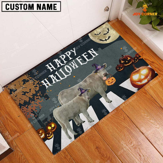 Joycorners Charolais Happy Halloween Doormat