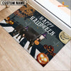 Joycorners Black Baldy Happy Halloween Doormat