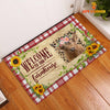 Joycorners Highland Cattle Welcome To Our Farmhouse Doormat