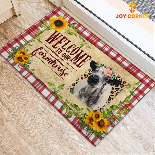 Joycorners Speakle Park Welcome To Our Farmhouse Doormat