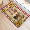 Joycorners Limousin Cattle Welcome To Our Farmhouse Doormat