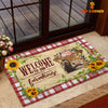 Joycorners Limousin Cattle Welcome To Our Farmhouse Doormat