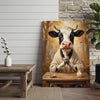 Joycorners Zen Meditation Cow Canvas Wall Art