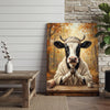 Joycorners Yoga Cow Meditation Canvas Wall Art