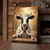 Joycorners Yoga Cow Meditation Canvas Wall Art